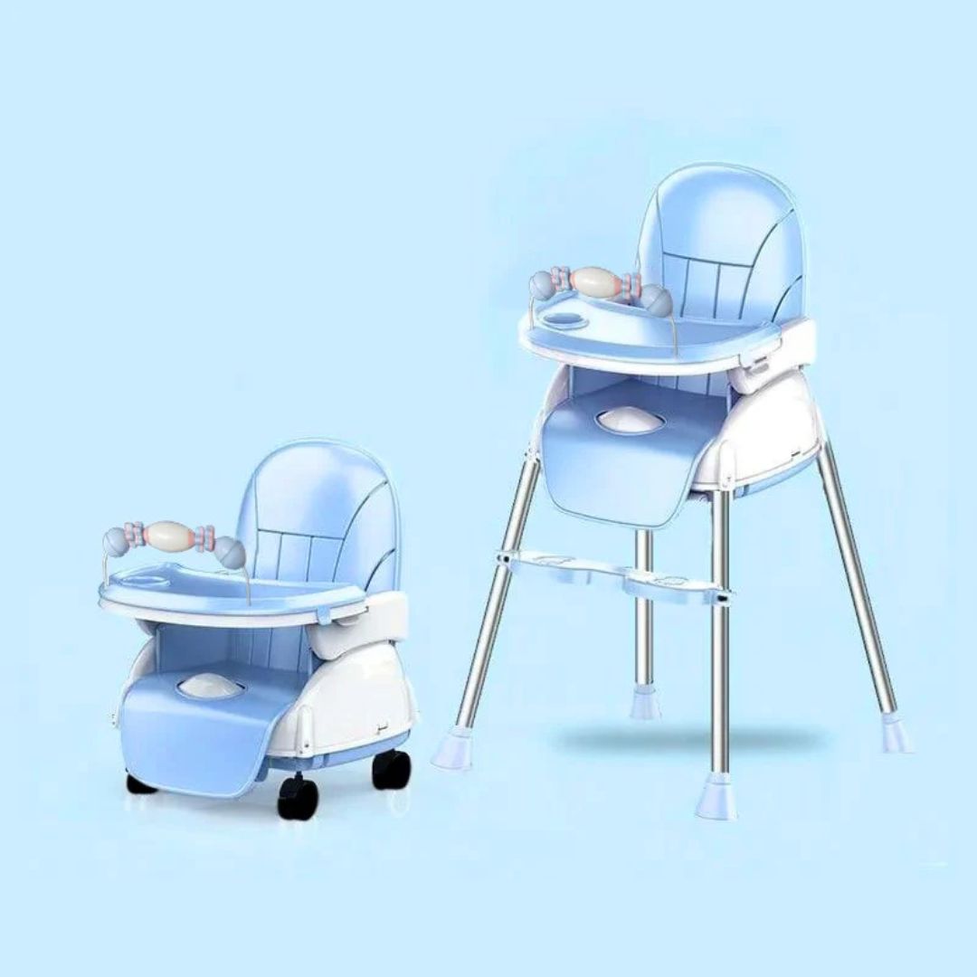 Baby Feeding High Chair, Convertible Baby Chair With Tray, Booster Seat For Infants