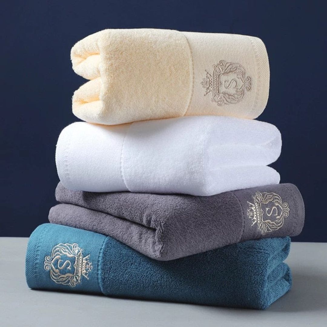 Soft, Absorbent Cotton Towel - Bath, Hand, and Face Towels