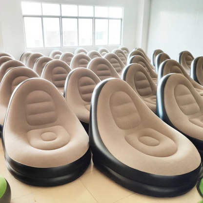 Inflatable Air Filling Premium Lounge Sofa Chair with Footrest