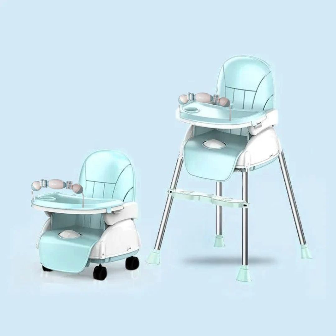 Baby Feeding High Chair, Convertible Baby Chair With Tray, Booster Seat For Infants