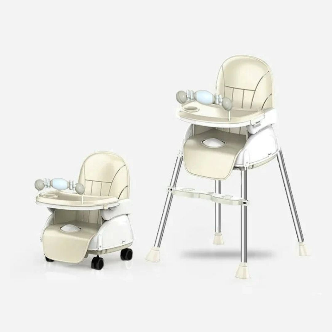 Baby Feeding High Chair, Convertible Baby Chair With Tray, Booster Seat For Infants