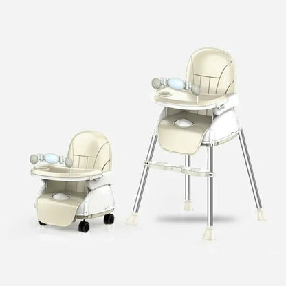 Baby Feeding High Chair, Convertible Baby Chair With Tray, Booster Seat For Infants