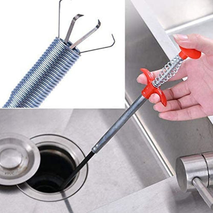 Multifunctional Cleaning Claw, 120 cm Hair Drain Clog Remover Tool for Kitchen Sink, Bathroom Tub, Toilet