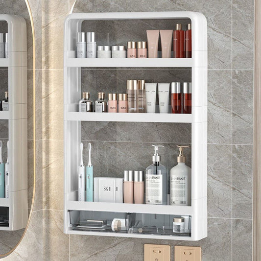Multipurpose Organizer Rack Wall Mounted Shelf Cosmetic Rack Storage