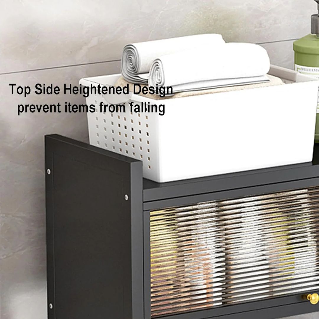 Laundry Room Storage Cabinet Organizer, Washing Machine Storage Rack Holder For Home