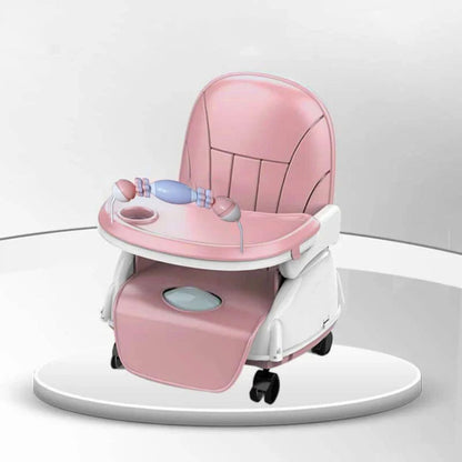 Baby Feeding High Chair, Convertible Baby Chair With Tray, Booster Seat For Infants