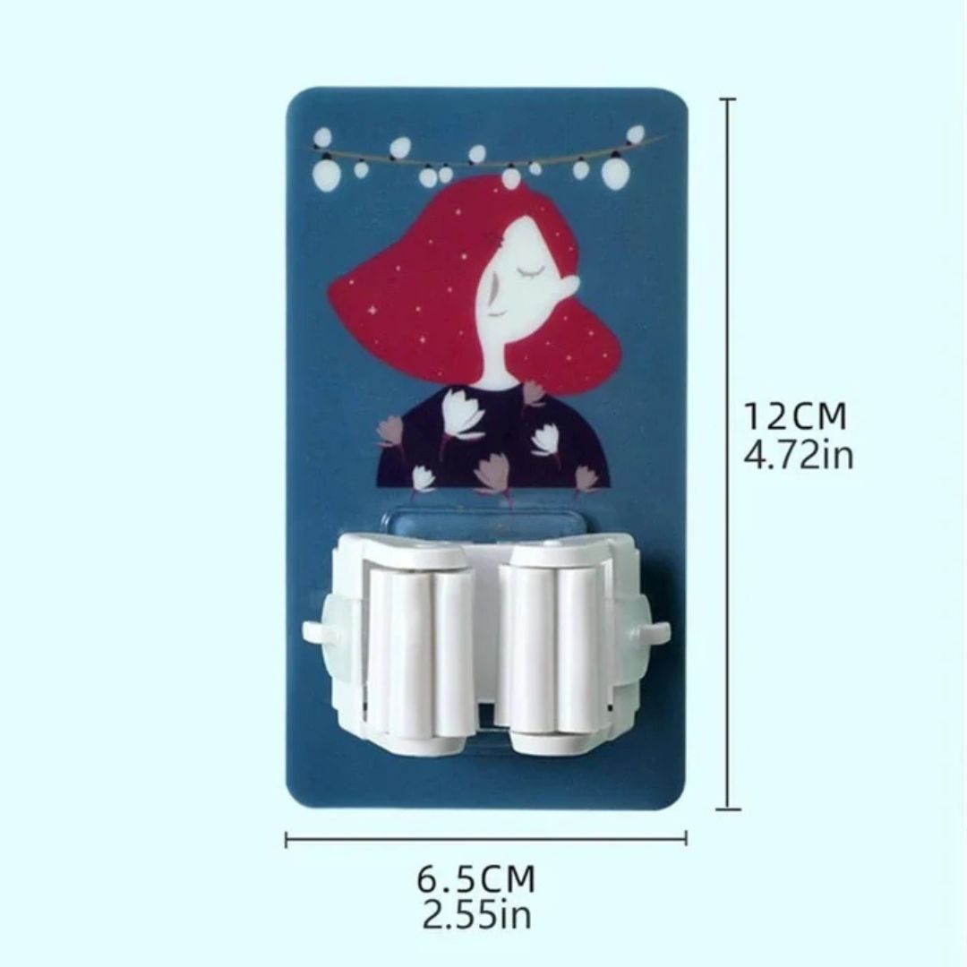 Nail-free Wall Mount Mop Brush Broom Holder