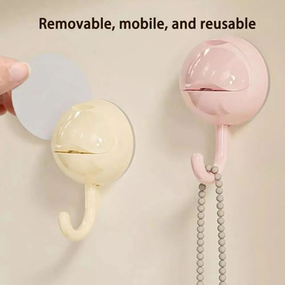 Reusable Suction Cup Hook, Hanger Hook Clip for Bathroom and Kitchen Organization