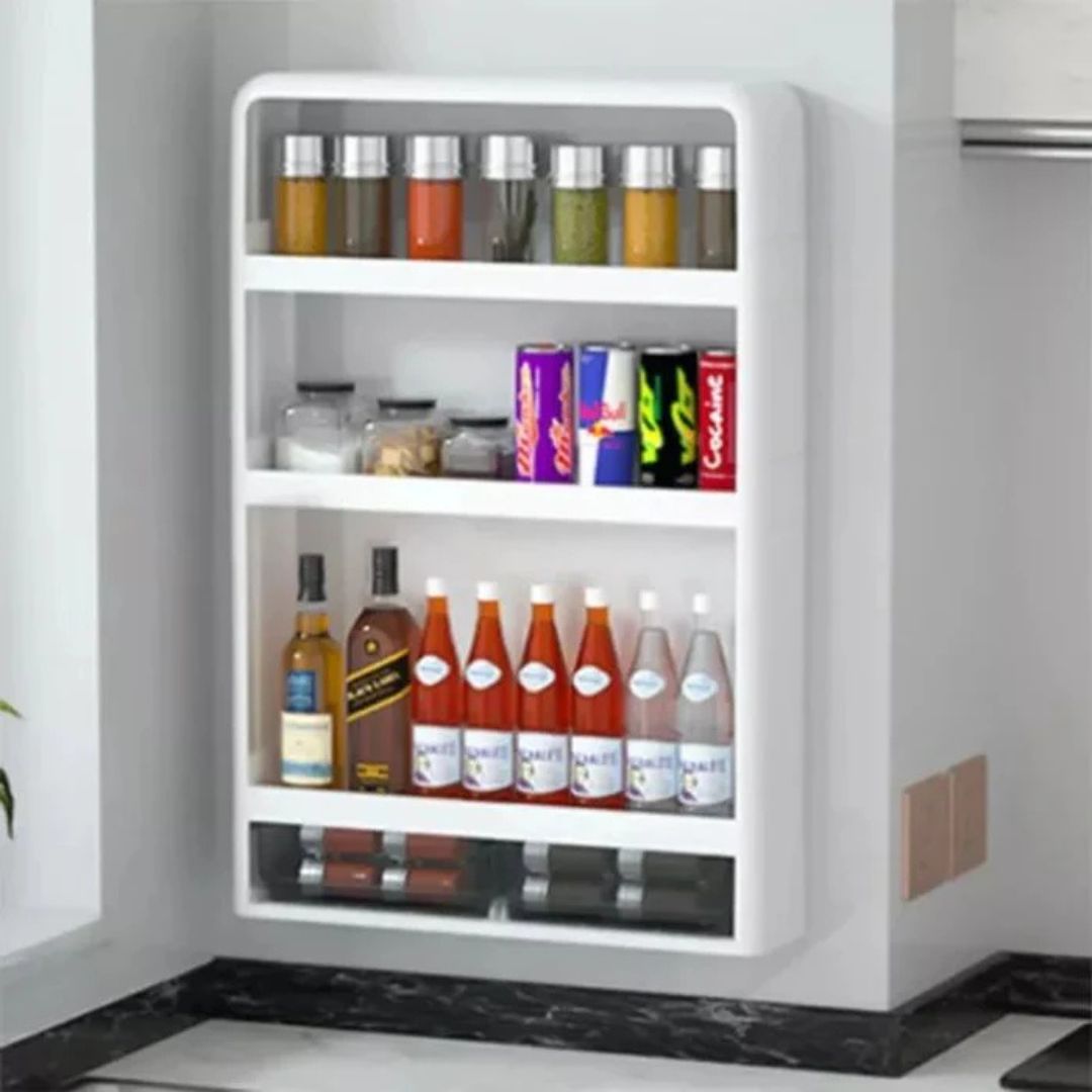 Multipurpose Organizer Rack Wall Mounted Shelf Cosmetic Rack Storage