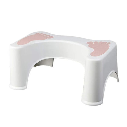 Squat Stool for Western Toilet - Comfortable Non-Slip Squatting Toilet Bathroom Seat Foot Rest Stool