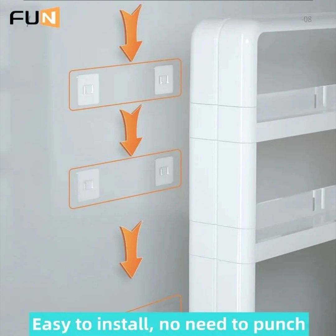 Multipurpose Organizer Rack Wall Mounted Shelf Cosmetic Rack Storage