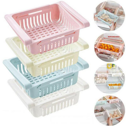 Adjustable Fridge Storage Basket