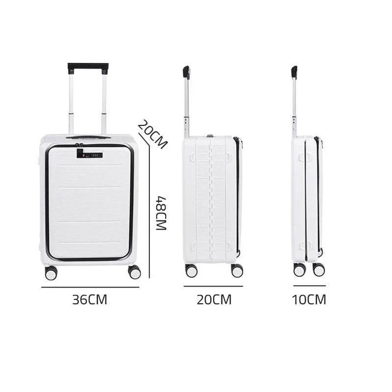 Foldable Travel Trolley Luggage Bag, Collapsible Cabin Suitcase Bag