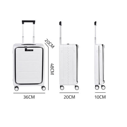 Foldable Travel Trolley Luggage Bag, Collapsible Cabin Suitcase Bag